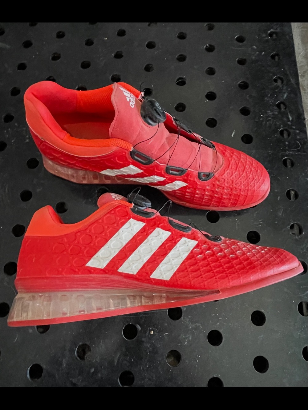 Adidas Men’s Leistung Weightlifting Training Shoes Red Size 13 - Picture 8 of 8